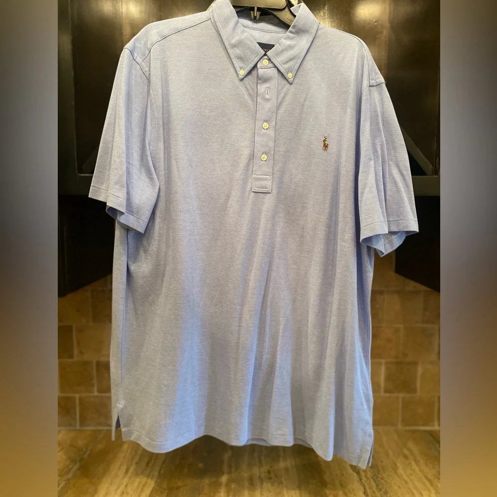 Ralph Lauren Knit Oxford Shirt (XL) - Picture 4 of 4